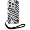 Karl Lagerfeld KLHCP15LHZBPKCCK iPhone 15 Pro 6.1 czarny/black hardcase IML Zebra Pattern & Cord